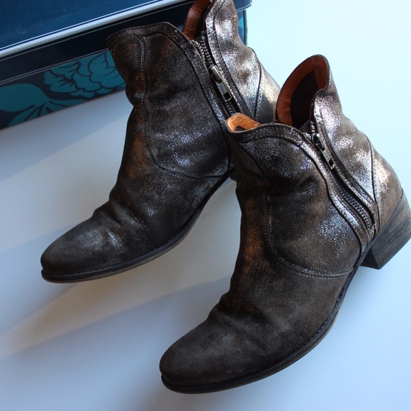 Seychelles Lucky Penny boots in Pewter sz 8.5 - Picture 1 of 6